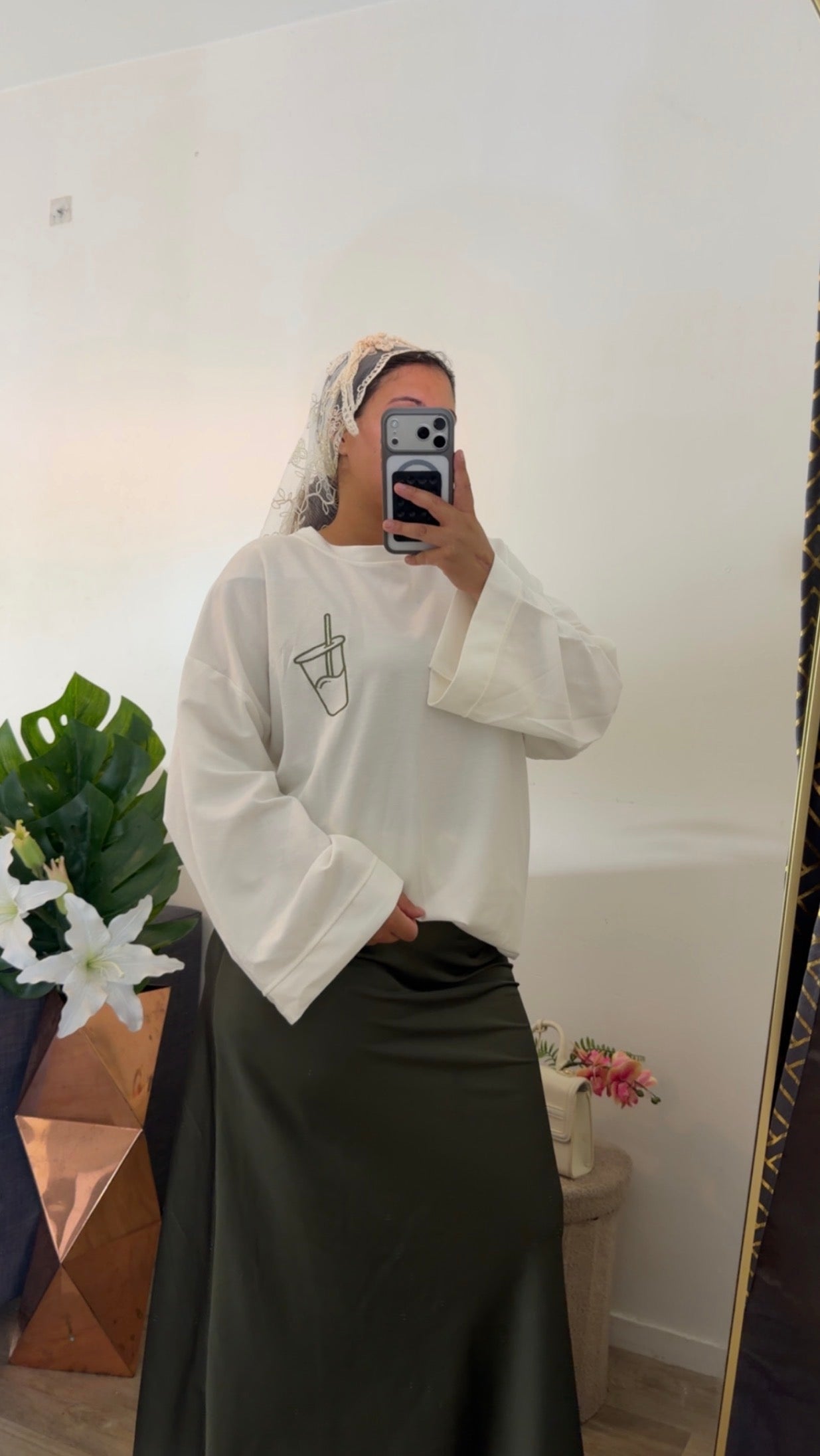 T-Shirt Matcha | blanc
