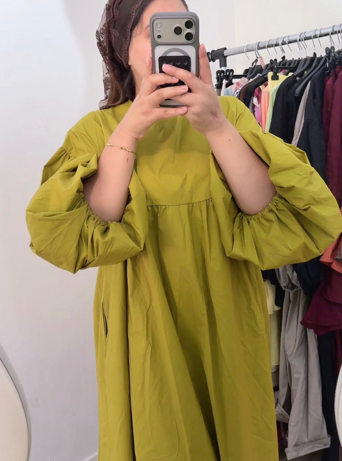 ROBE ZAHIRA| OLIVE