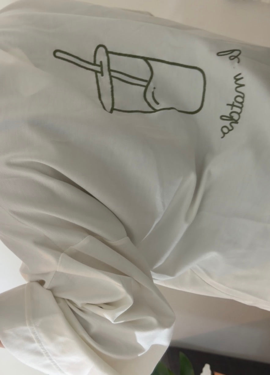 T-Shirt Matcha | blanc