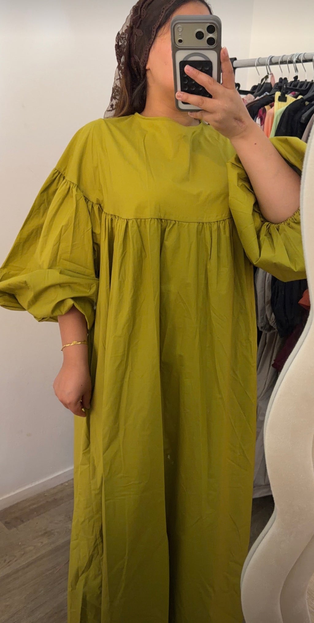 ROBE ZAHIRA| OLIVE
