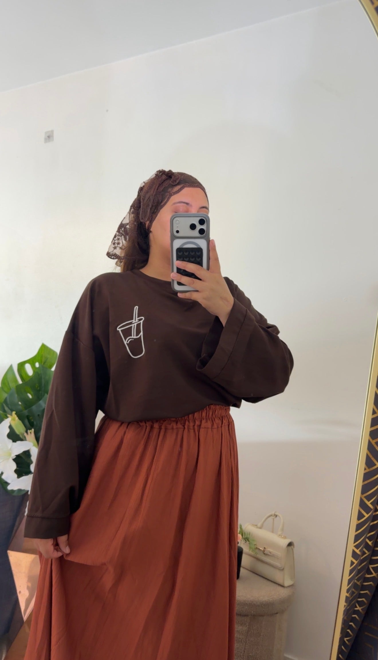 T-Shirt Matcha | Chocolat